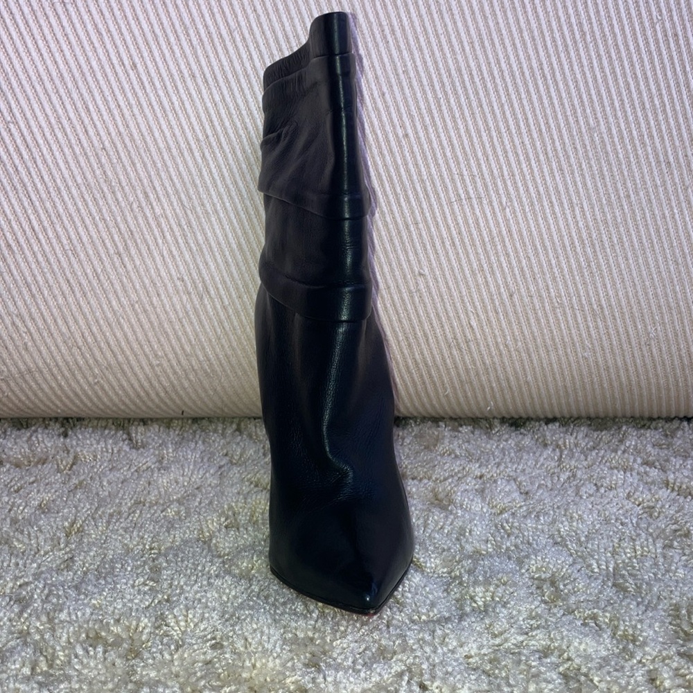 Black Leather Women's Boots